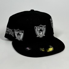 Las Vegas Raiders NFL Just Don 59FIFTY New Era Hat Size 7 1/8