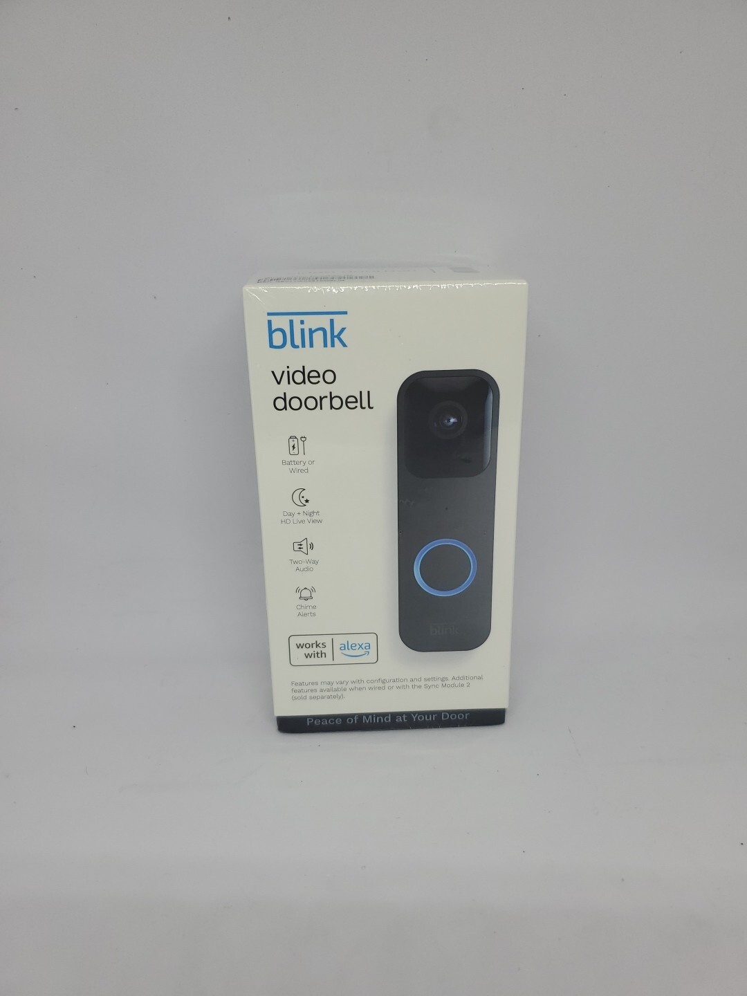 Blink Video Doorbell with HD Video 2-Way Audio and Alexa Compatibility-image