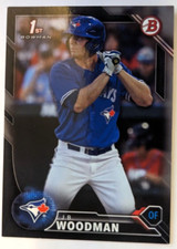 2016 BOWMAN DRAFT SILVER PAPER 1ST BOWMAN J.B. WOODMAN 016/499