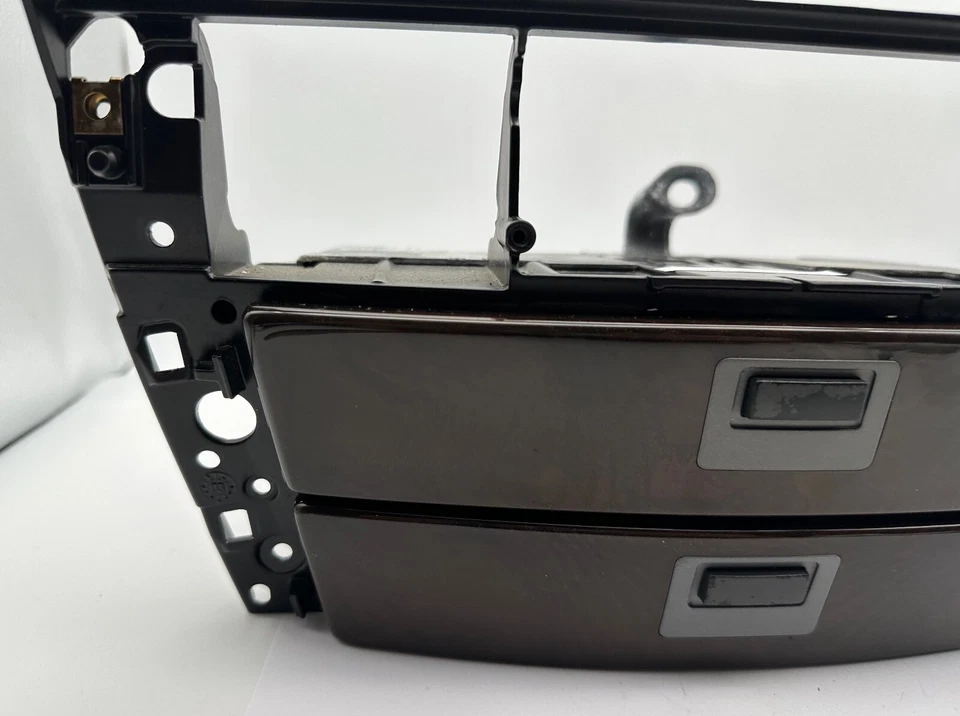 OEM 02-08 BMW 745Li 745i 750Li 760Li consola central doble bandeja de almacenamiento madera Foto 2 de 4