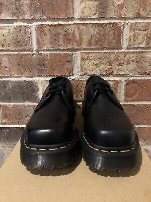 New 8 Doc Martens 1461 Bex Squared Oxfords Black Leather New 8 Doc Martens 1461 Bex Squared Oxfords Black Leather