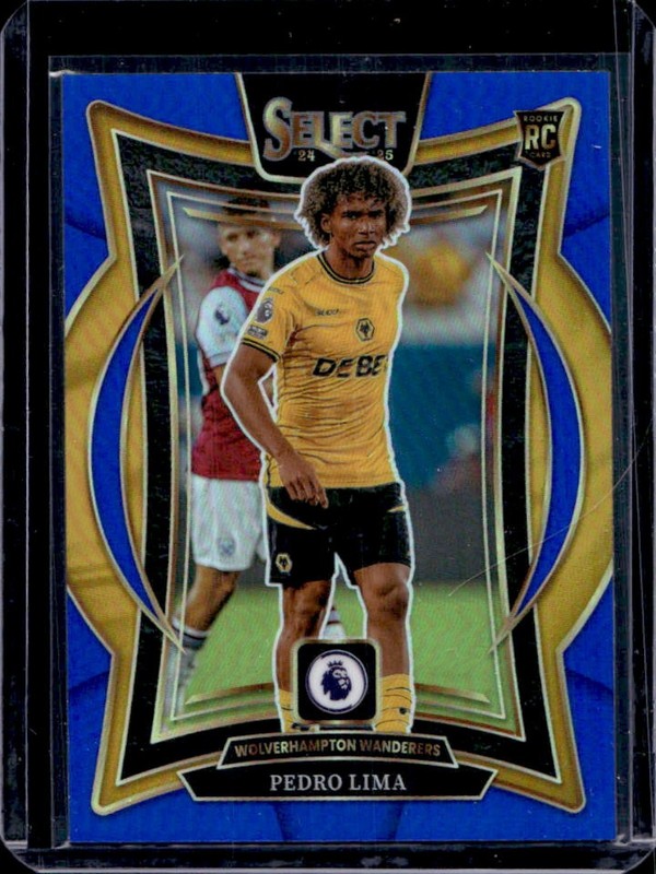 2024-25 Panini Select Premier League Pedro Lima Terrace RC Blue #29 Wanderers