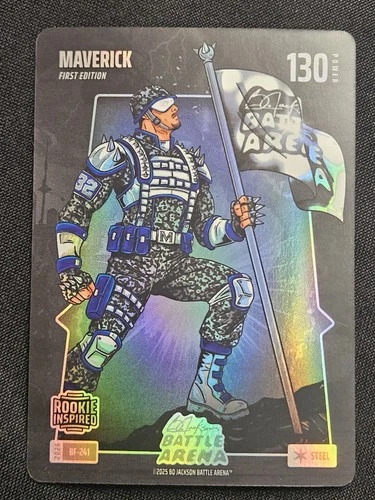 2026 Bo Jackson Battle Arena Maverick Steel Battlefoil Rookie Cooper Flagg