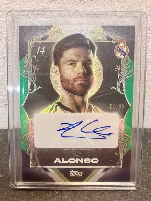 Xabi Alonso /99  Auto Topps Real Madrid Los Blancos Portrait 2026