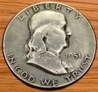 1951-S Franklin Half Dollar (G)