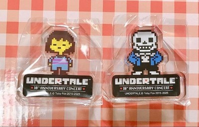 Undertale 10th Anniv Concert Capsule Toys Set Frisk Sans unbenutzt Japan