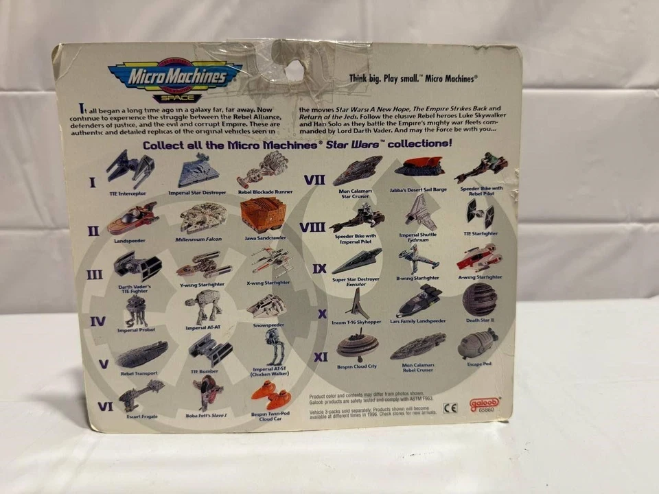 ВИНТАЖНАЯ Star Wars Micro Machines Collection VII Mon Calamari Парусная Баржа ЗАПЕЧАТАННАЯ  - Изображение 2 из 2