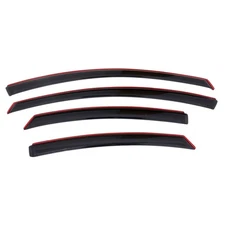 AVS Front & Rear In-Channel Smoke Acrylic Window Ventvisors for 11-14 Sonata