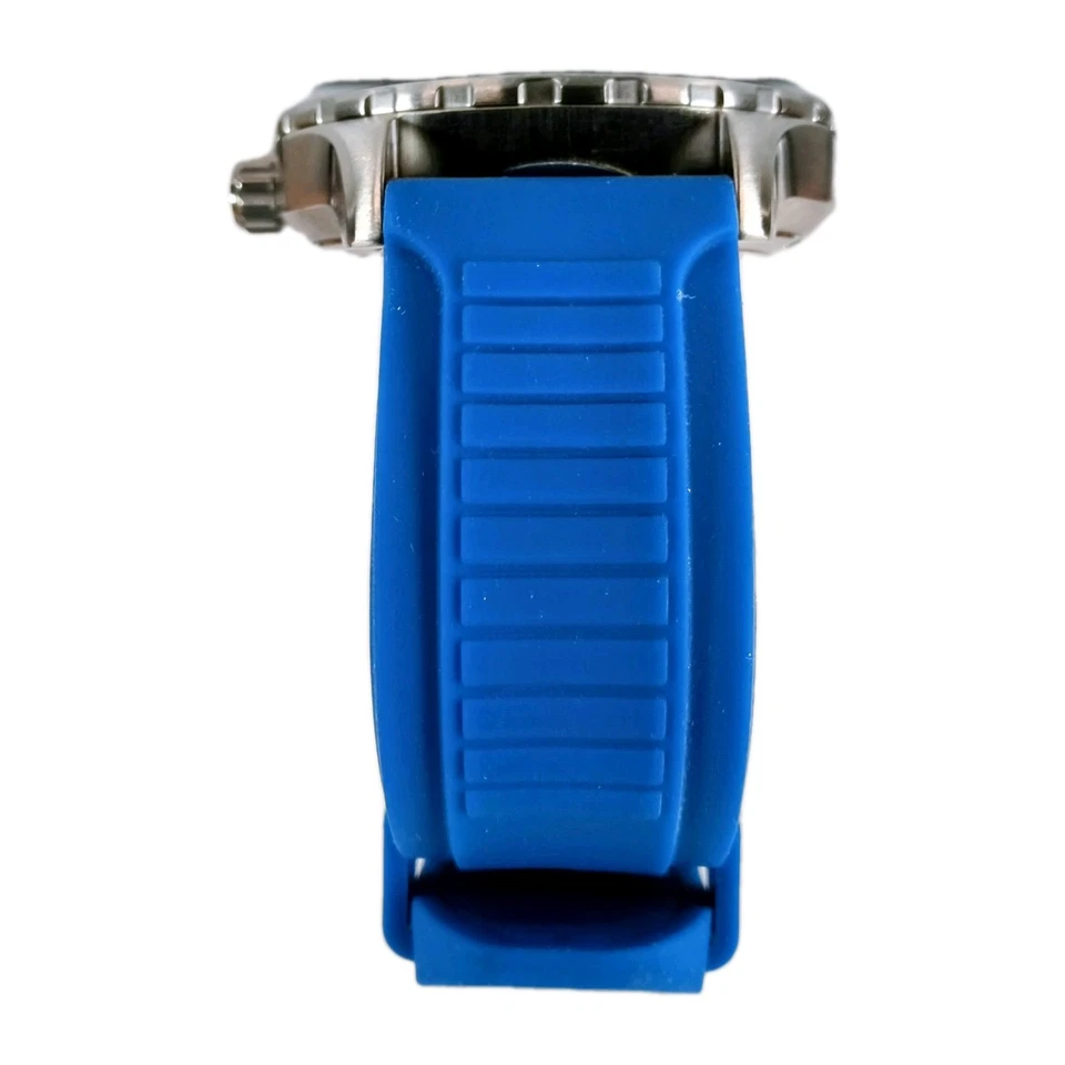 Nautica43 MM NAS12535G Men's Blue Dial Blue Strap Water Resistant Watch NOS - Image 4 of 4