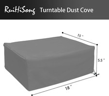 Turntable Dust Cover,Record Player Turntable Cover,Suitable for Most Models o...