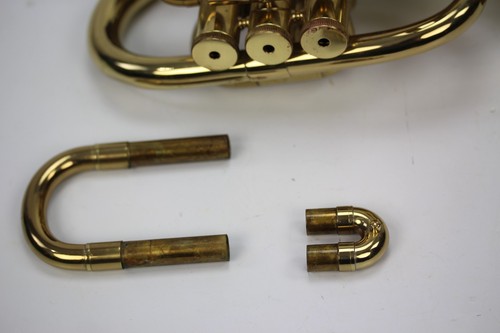 Amati Kraslice Bb Pocket Trumpet 1950's ready to play - Picture 19 of 22