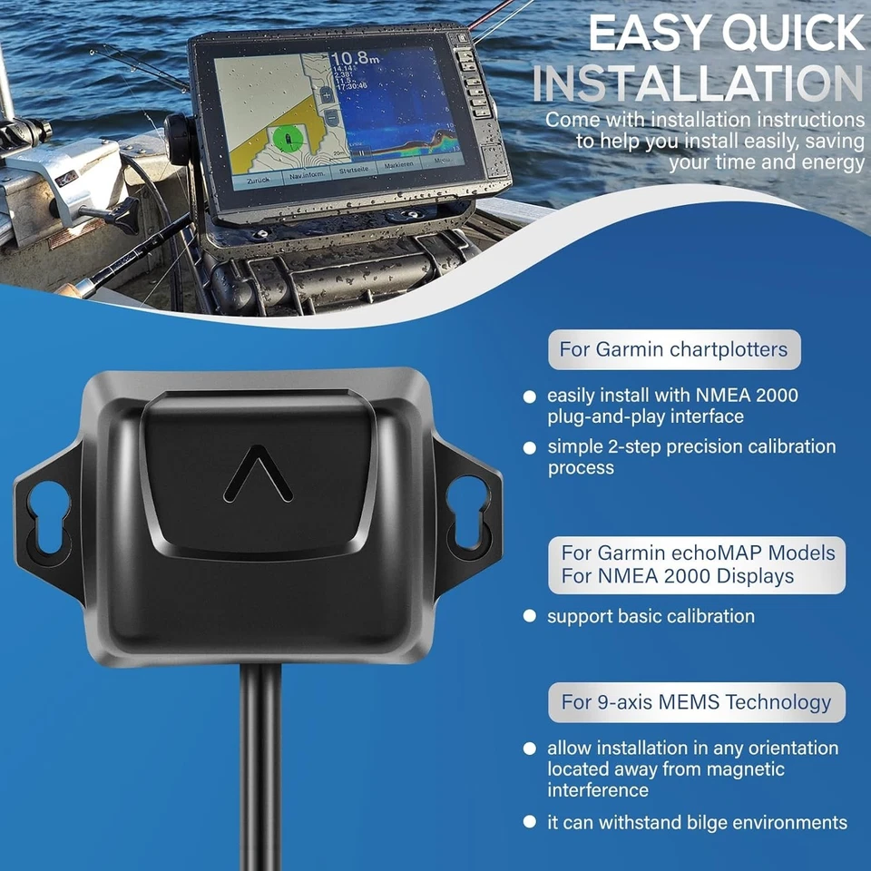 010-11417-10 Three-Axis Compass Heading Sensor Kit for Garmin echoMAP NMEA 2000 - Image 3 of 4