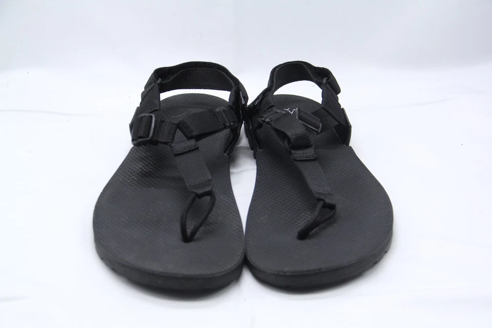 Sandalias Bedrock Cairn para hombre 12 Vibram senderismo aventura al aire libre minimalista negras Foto 2 de 4