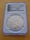 2011 1 oz Silver American Eagle MS-69 NGC 25th Anniversary (ER)