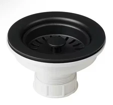 Kraus PST1-BL-C Kitchen Sink Strainer in Black