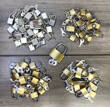 Mini Padlock Wedding Craft Lot