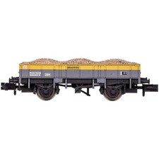 N Gauge Dapol Wagon Grampus Engineers Grey/Yellow 'Dutch' DB990518 - 2F-060-018