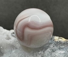 Vintage Alley Agate West Virginia Swirl Marble - Lavender White - .58" Minty