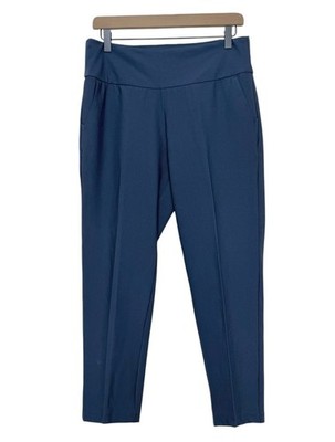 NWT Adidas Ultimate 365 Medium Golf Ankle Pants Blue Pull On Stretch Sports
