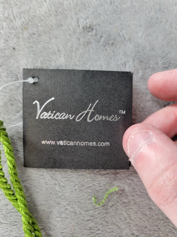 "Juego de 2 borlas grandes de 16"" de largo con borlas verdes claras para cortinas Vatican Homes" Foto 2 de 4