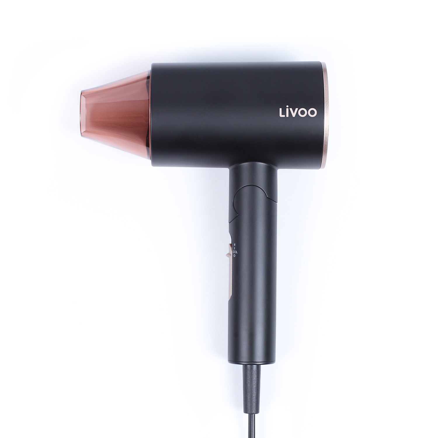 Sèche-cheveux Livoo 1600W DOS173 solution anti électricité statique noir rose