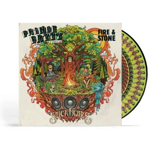 Prince Fatty & Sick Figure Fire & Stone LP, 1st Release Vinyl LP #0814 Reggae