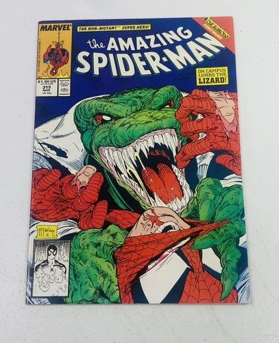 THE AMAZING SPIDER-MAN #313 (1989) Lizard- Todd McFarlane Marvel Comics MCU