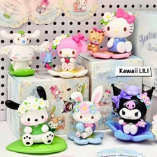 TOPTOY Sanrio Characters Spring Flower Series Confirmed Blind Box Figure Art Toy