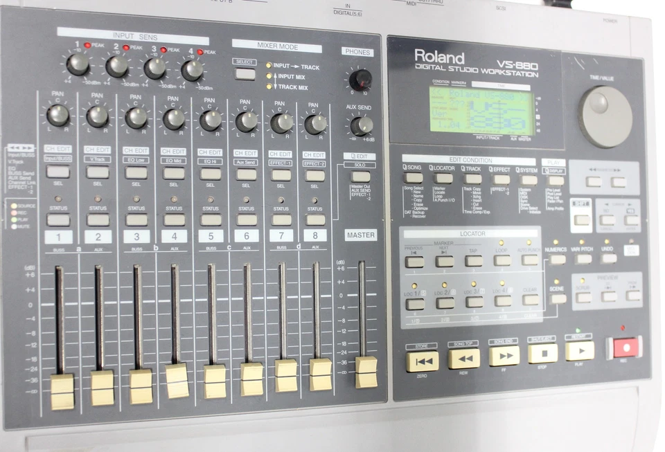Roland VS-880 VS880 Digital Studio Recorder Standalone DAW Workstation Works - Image 2 of 4