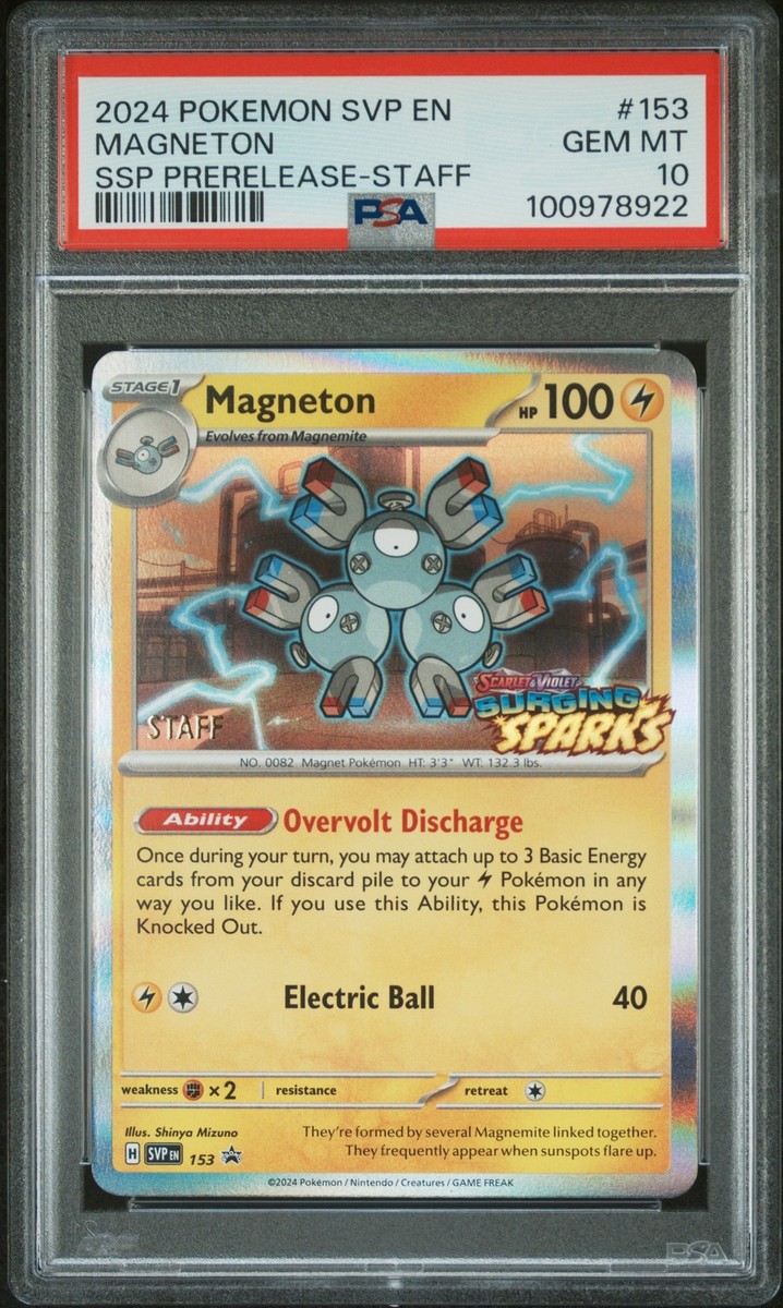 Magneton - 153 (Staff) 153 Sv: Scarlet & Violet Promo Cards Holo