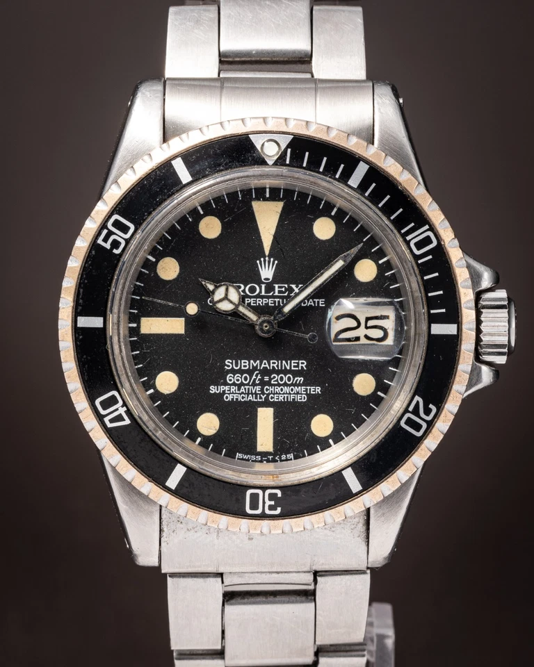 Rolex Vintage 1680 Submariner w/Original Dial & Orig. Early Flip-Lock Band 2mil - Image 4 of 4
