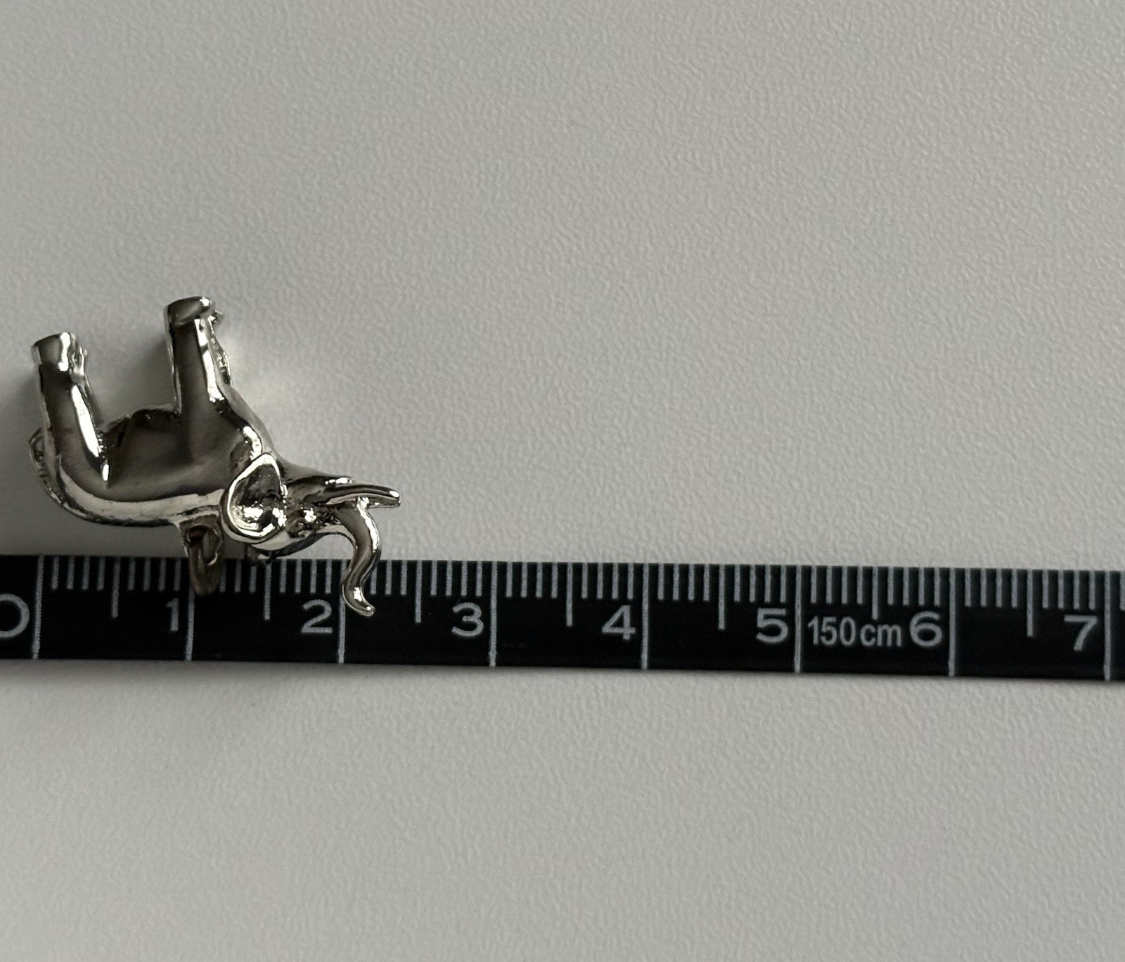 ELEPHANT WILD MINIATURE SOLID STERLING SILVER 925… - image 10