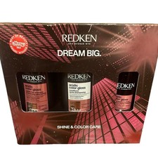 REDKEN ACIDIC COLOR GLOSS SET Shampoo Conditioner & Heat Protectant Hair Full Sz