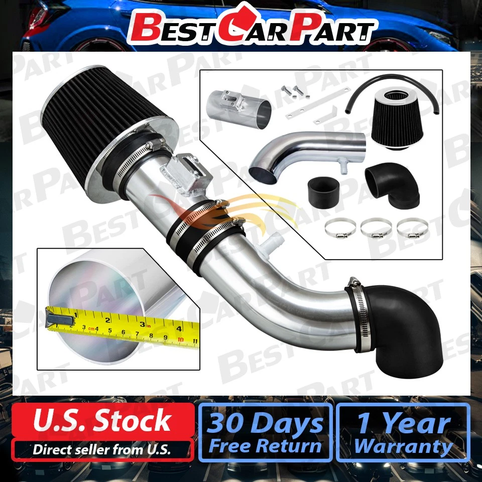 BCP BLACK 2008 2009 2010 2011 2012 Malibu 2,4 L Ecotec admisión Ram corta + filtro Foto 2 de 4