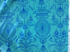 FREE SPIRIT- CARAVELLE ARCADE #JP99- ELYSE -AQUA-- 1 5/8 YARD