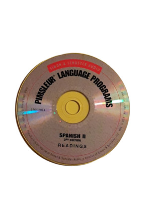 SIMON & SCHUSTER'S PIMSLEUR SPANISH II 3RD ED LESSON READINGS REPLACEMENT CD  