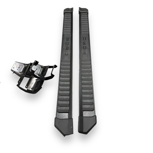 Used Ford F-150 Crew Cab Side Steps Running Boards - Black Extended Steps For 2015-2026