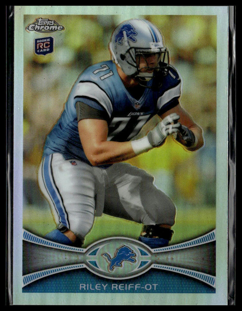 Riley Reiff Topps Chrome #4 Base