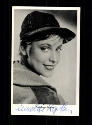Anneliese Kaplan Kolibri Autogrammkarte Original Signiert # BC 199376