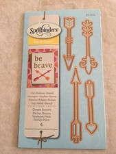 Spellbinders D-Lites Die  Ornate Arrows 4 Templates  S1-014 New