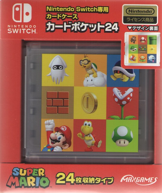 Super Mario Switch 24 Cartridge Case Nintendo Switch For Sale Online