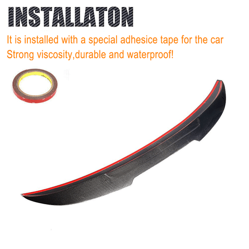 Für BMW 3er E90 320i 325i 330i M3 05-12 Carbon Heckspoiler Flügel Spoiler Lippe - Picture 13 of 15