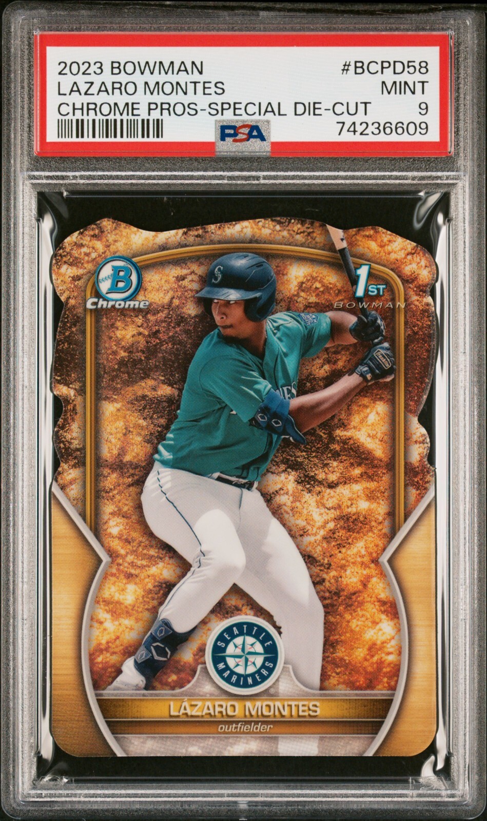 2023 Bowman Chrome Special Die-Cut Lazaro Montes /49 PSA 9 POP 2
