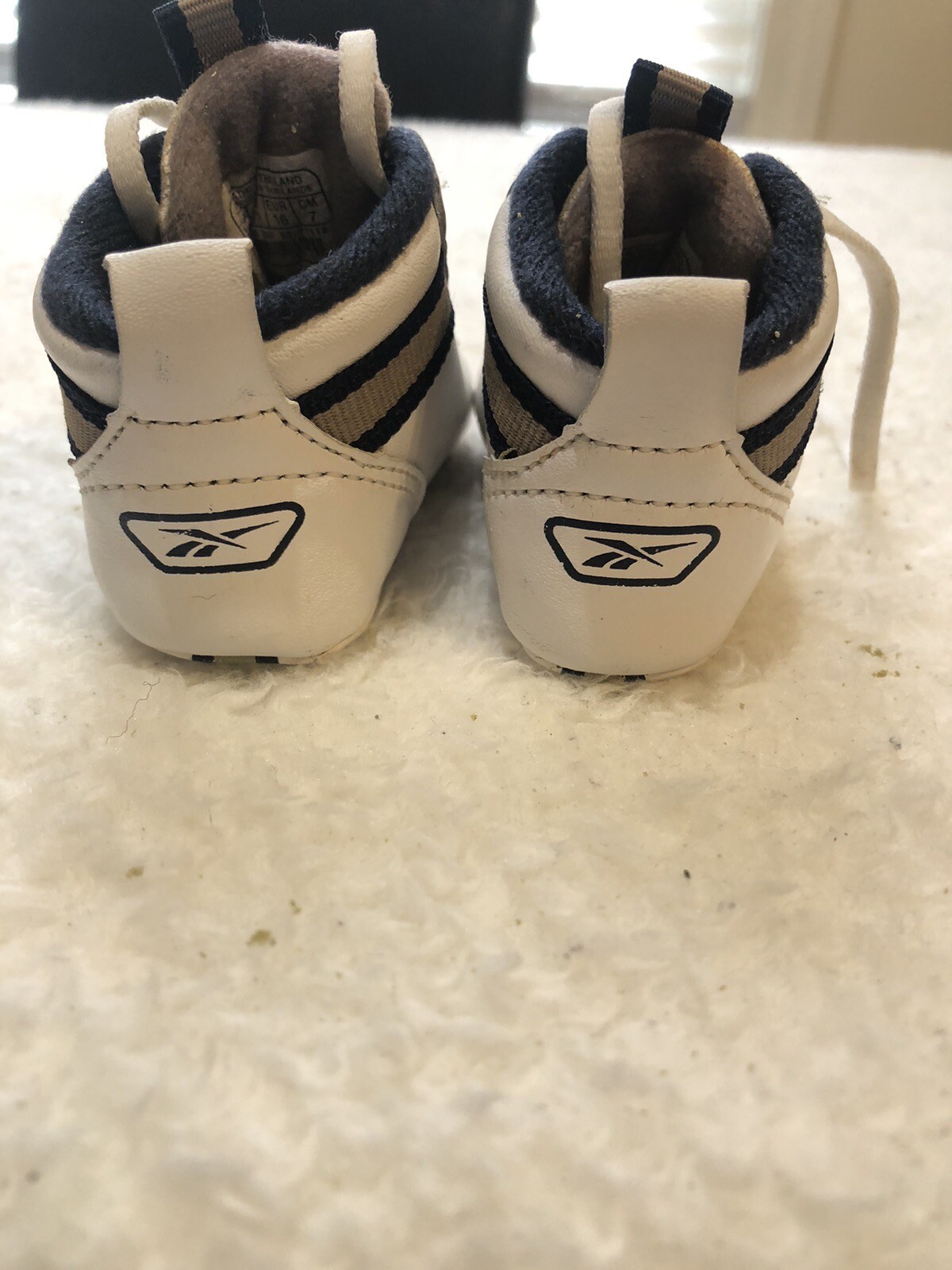 PONY Reebok scarpe vintage culla neonato scarpe bambino scarpe da ginnastica NFL St. Louis Rams taglia 1