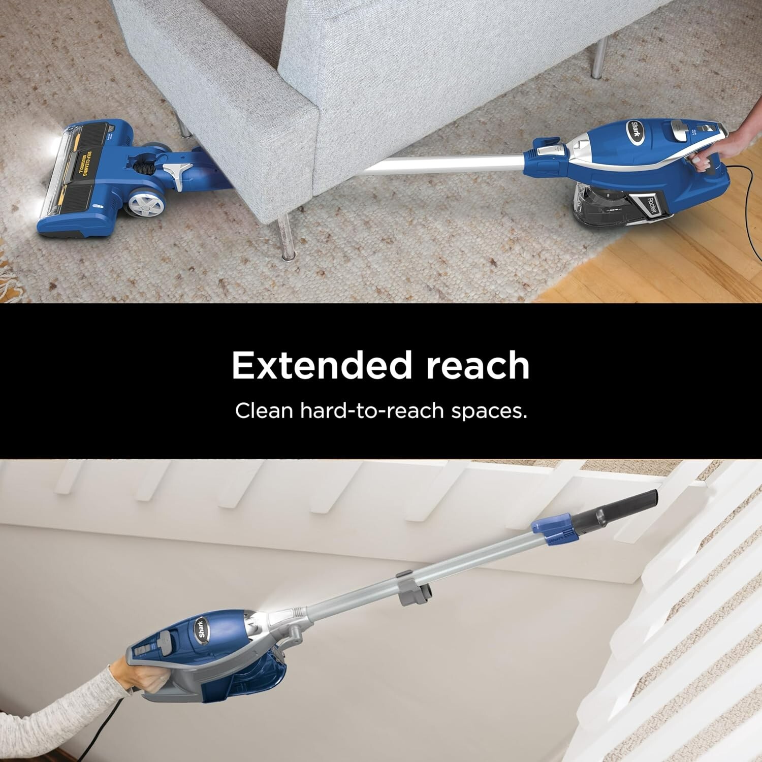 Shark Rocket HV345 ZeroM SelfCleaning Brushroll Corded Stick Vacuum