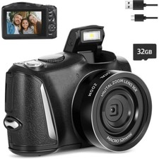 NBD Digital Vlogging Camera 4K 48MP Autofocus 32G Memory