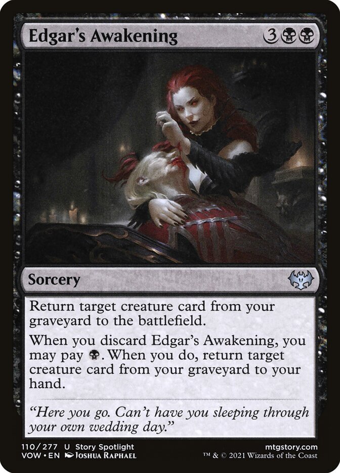 Edgar's Awakening Innistrad Crimson Vow Foil for sale online eBay