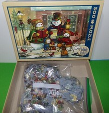 Cobble Hill 500 Piece Jigsaw Puzzle "Song For The Season" Christmas Puzzle