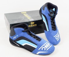 OMP KS-3 Kart Racing Boots Blue Size 35 (UK 2.5)