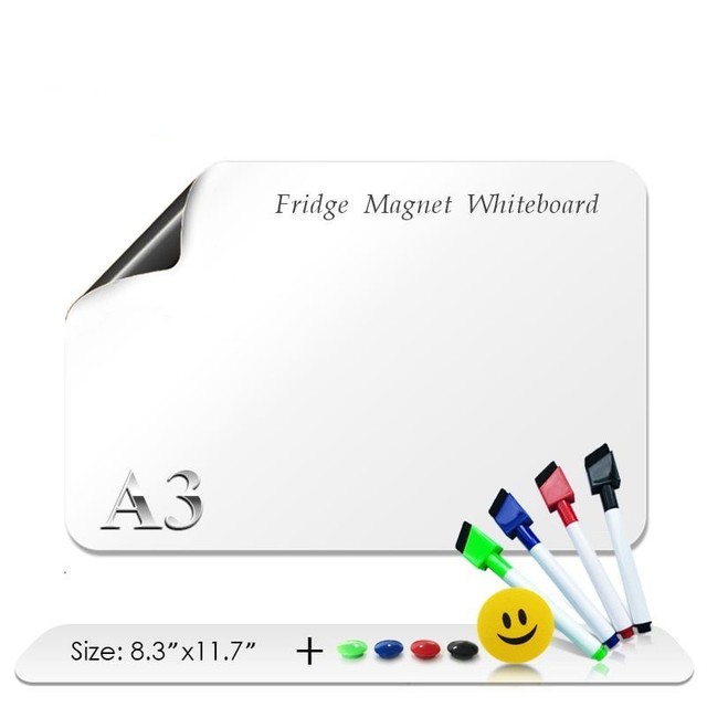 A3 Whiteboard 8.3" x 11.7" Flexible Fridge Drawing